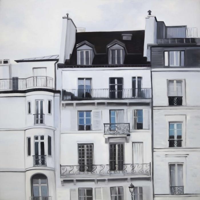 Buildings along the seine river
