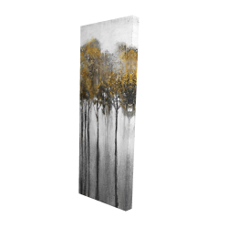 Forêt abstraite jaune