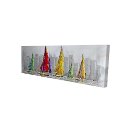 Sailboats in the wind