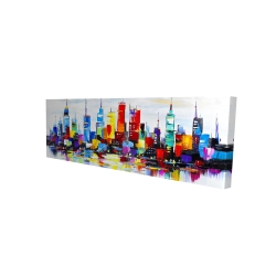 Abstract and colorful city
