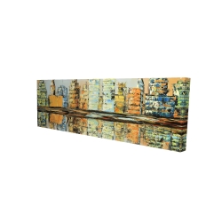 Reflections of a colorful city