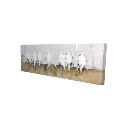 Canvas 20 x 60 - 3D - Abstract perched birds