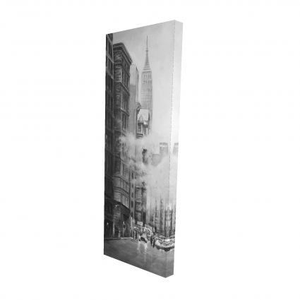 Morning in the streets of new-york city monochrome