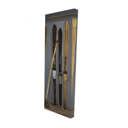 Batons et skis vintage