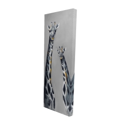 Girafes bleu acier