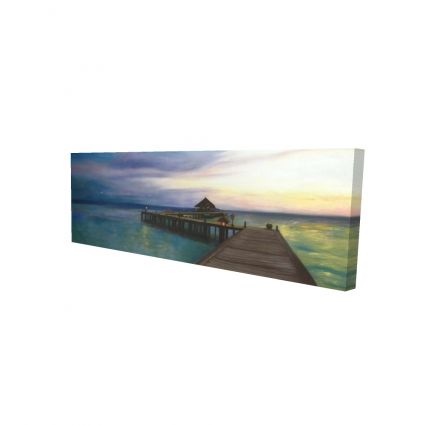Promenade avec coucher de soleil
