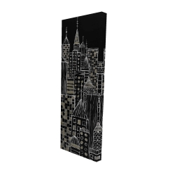Illustrative city towers