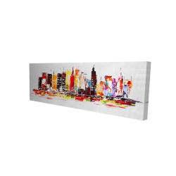 City in bright colors