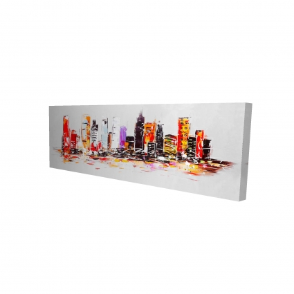 Abstract city in bright colors