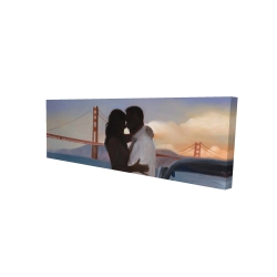 A loving couple in san francisco