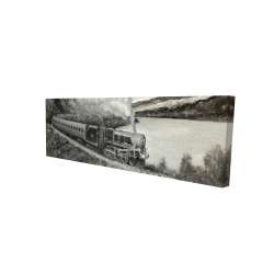 Vintage passenger locomotive 