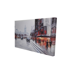 Scene de rue avec voitures