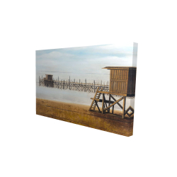 Lifeguard tower at the beach