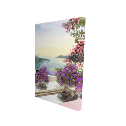 Vue sur la mer méditerranée