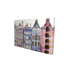 Vieilles maisons historiques d'amsterdam