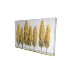 Abstract yellow trees