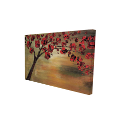 Red flowers tree