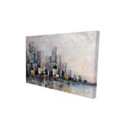 Abstract cityscape in the morning