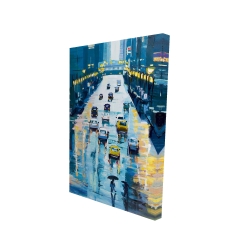 Rainy streets of new york
