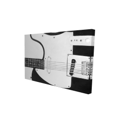 Black rock guitar