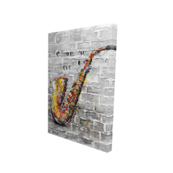 Graffiti d'un saxophone