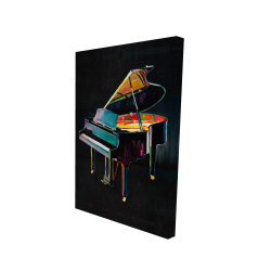 Colorful realistic piano