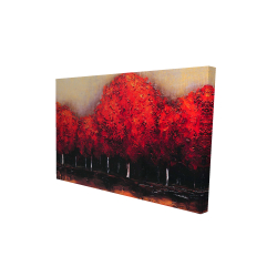 Red dark trees