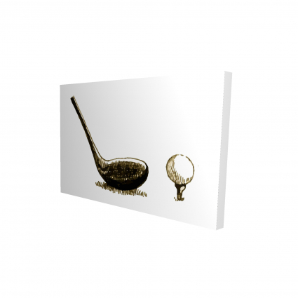 Illustration of a golf club