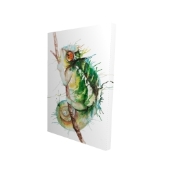 Watercolor chameleon