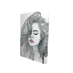 Beautiful female hair