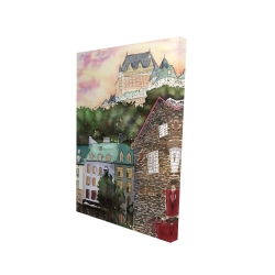 Château frontenac dans le petit champlain