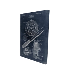 Blueprint of a fishing reel