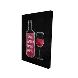 Sauvez l'eau buvez du vin
