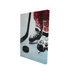 Young hockey player