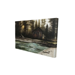 Cabane dans le bois