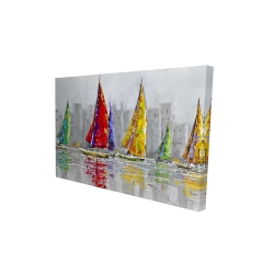 Sailboats in the wind