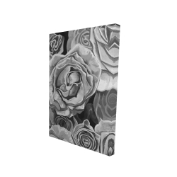 Grayscale roses