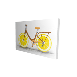 Bicyclette avec roues de citron