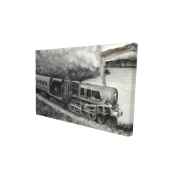 Vintage passenger locomotive 