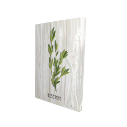 Romarin sur bois
