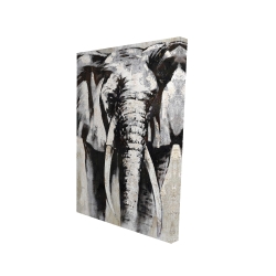 éléphant en beige