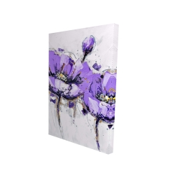 Fleurs anémone mauves