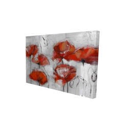 Abstract poppies