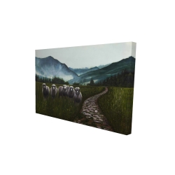 Moutons à la campagne