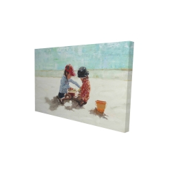 Fillettes à la plage