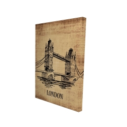 Tower bridge illustration