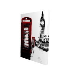 Telephone box and big ben of london