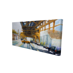 Voitures sous le pont