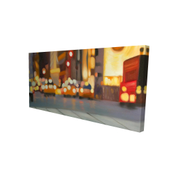 Blurred view of new york