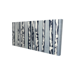 Small birch trees